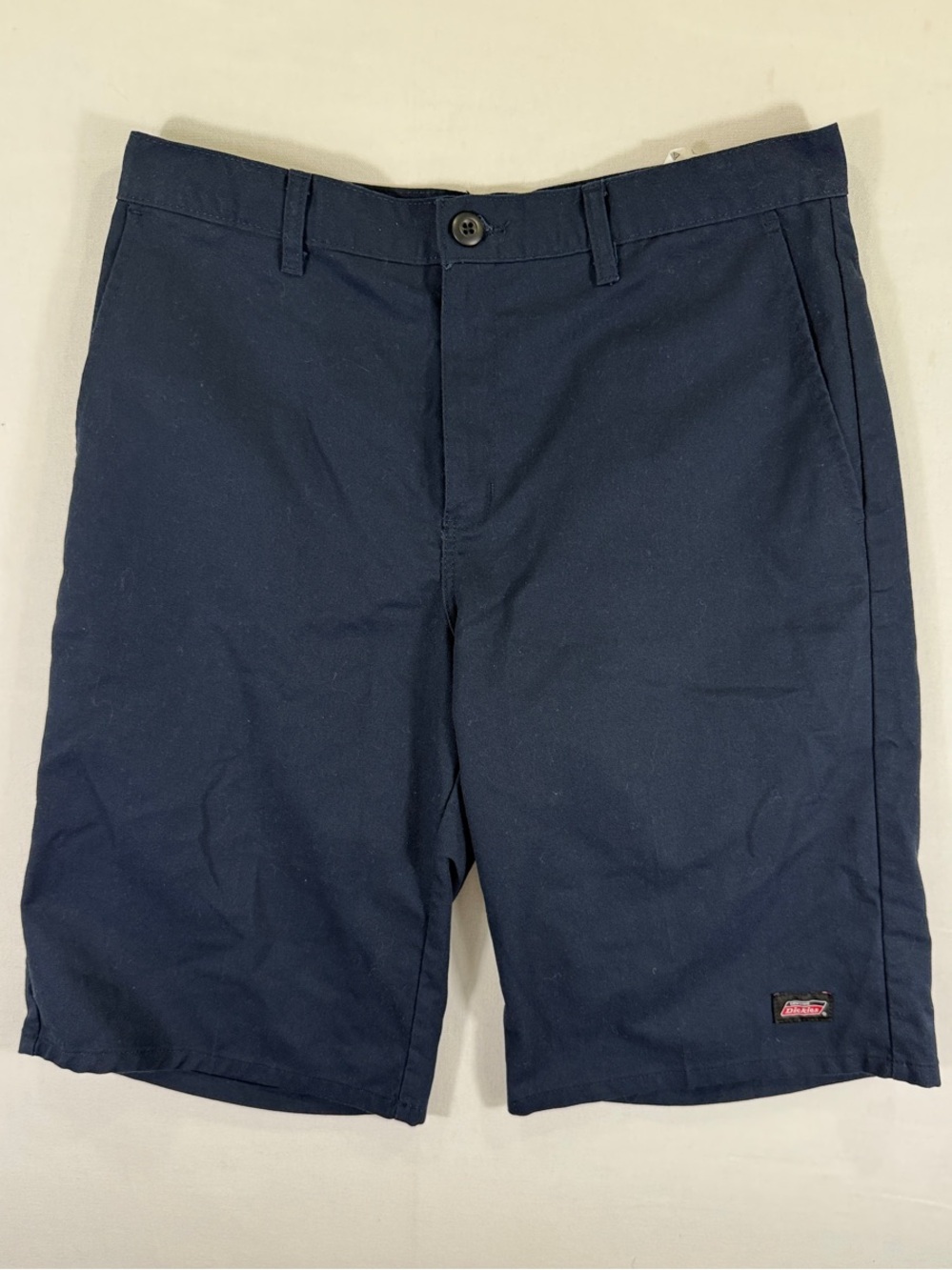 Dickies Navy Blue Flat-Front Men's Shorts